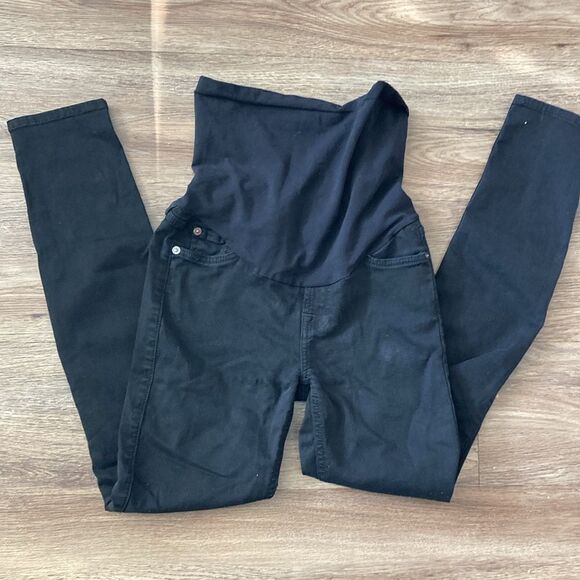 7 For All Mankind Maternity Jeans Sz 25 - Picture 2 of 3